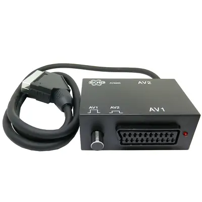 ELRO Stereo SCART Splitter AV5860 TV Television Video Recorder Camera Switch • $14.99