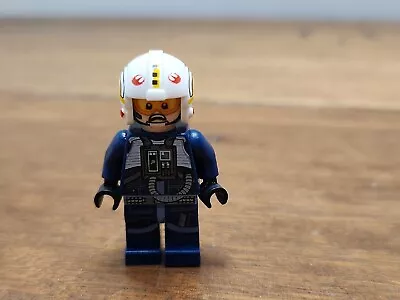 LEGO® Star Wars Rebel Pilot Y-Wing Minifigure Rogue One Jumpsuit Sw0801 75162 • $35