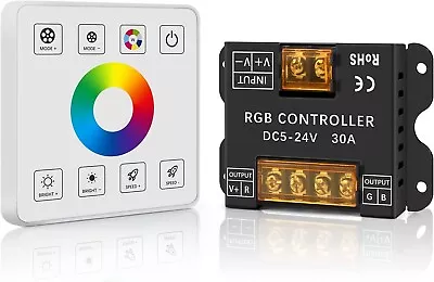 RGB LED Strip Controller 5V/12V/24V 30A LED Smart Touch Panel Dimmer Controller • $16.99