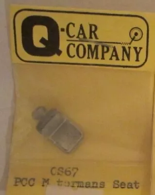 Q-Car CS67 O PCC M Tormans Metal Seat • $1.99