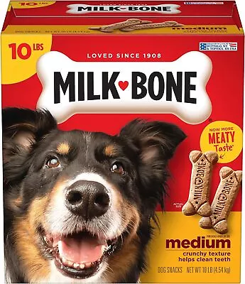 Milk-Bone Original Dog Biscuits Medium Crunchy Dog Treats 10 Pound • $109.65