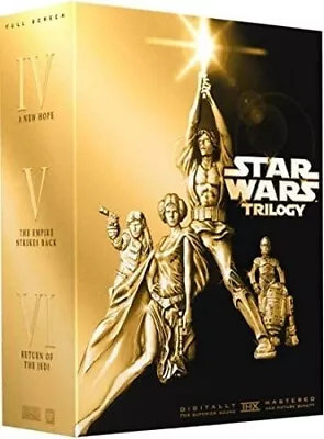 £24.99 • Buy Star Wars Trilogy, Collection Gold Box Rare, [dvd Box Set] *new & Sealed*👌