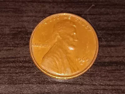 1969-S Date Doubled Lincoln Memorial Penny Coin • $30