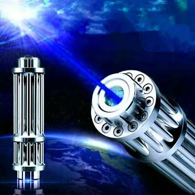 <1MW 450nm Adjustable Focus Blue Laser Pointer Pen Visible Beam Light AU • $52.24