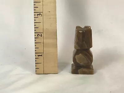 Brown Tan Onyx Marble Stone Rook Chess Piece • $8