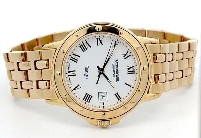 Raymond Weil Tango Men's White Dial Gold-tone Stainless Steel Quartz Watch • $650