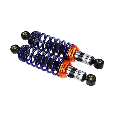 Pair 280mm 11  Motorcycle Rear Shock Absorbers For Honda BMW Yamaha Universal • $70.25