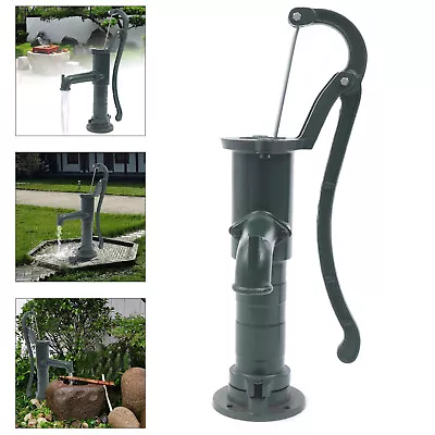 NEW Hand Well Pump Manual Deep Water Pump Cast Iron Handheld Press Garden USA! • $70.01