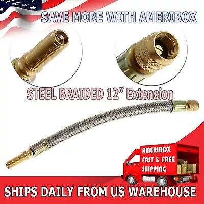 Flexible Air Tyre Valve Extension Adaptor Motorcycle Auto Car Tire Stem Extender • $4.95