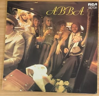 ABBA ABBA 12” 33 RPM Vinyl Record VPL1-4013 RCA Victor 1975 Yellow Label • $25