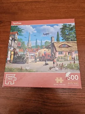 Corner Piece Puzzles 500 Piece Jigsaw (48-34cm) Spitfires 100% Complete. • £5.99