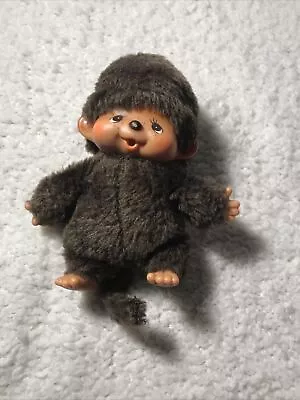 Monchhichi Thumb Sucking Plush Baby Doll Monkey Sekiguchi Doll Only 1974 • $15