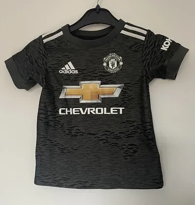 Manchester United Away Shirt Top Adidas 2020-2021 Infant 9-12 Month Toddler Baby • £12