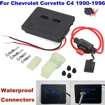 Dual USB Charging Center Console Plate FX3 For Chevrolet C4 Corvette 1990-1996 • $39.99