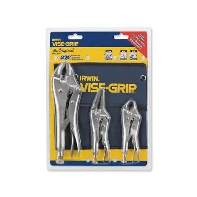 Irwin Vise-Grip® The Original 3 Pc Locking Pliers Set • $70.95