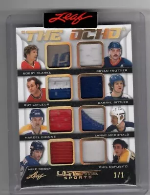 2023 Leaf Ultimate Hockey Clarke Esposito Bossy LaFleur Game Used Patch 1/1 • $91