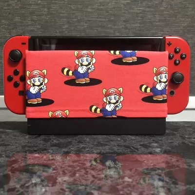 Nintendo Switch Dock Sock Cover (Australian Made!) Tanooki Mario • $14.50