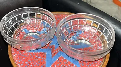 Heisey Glass Co. Victorian Clear 4  Finger Bowl Heavy Pressed Block 1933-1952 • $14.99