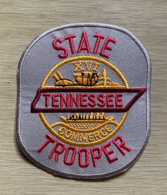 £6.50 • Buy TENNESSEE STATE TROOPER  POLICE – Large  Patch Badge  USA