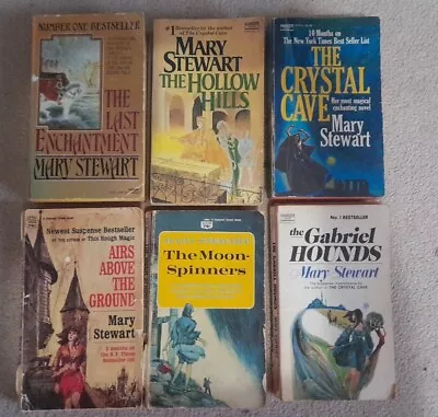 Mary Stewart Book Lot 1960s And 70s • $16.89