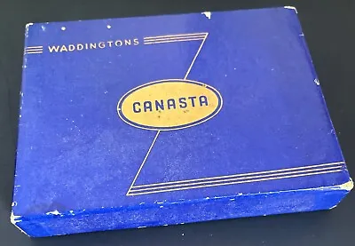 Waddingtons Canasta Cards In Box  • £5