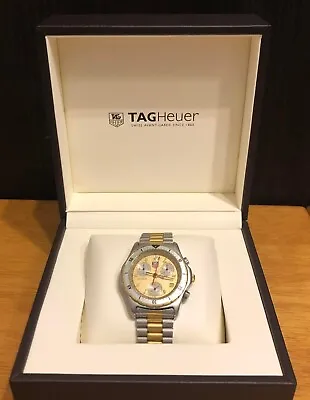 Used Authentic Tag Heuer Ce1121  Two Toned Mens Watch • $590