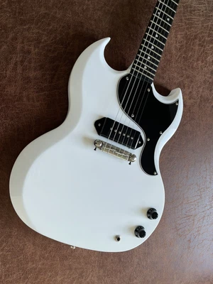 $650 • Buy Custom 77, Like Gibson SG, White W/P90 Type Pickups,  Gator Gigbag