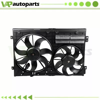 Radiator Condenser Cooling Fan Assembly For 05-13 Volkswagen Jetta 05-13 Audi TT • $71.88