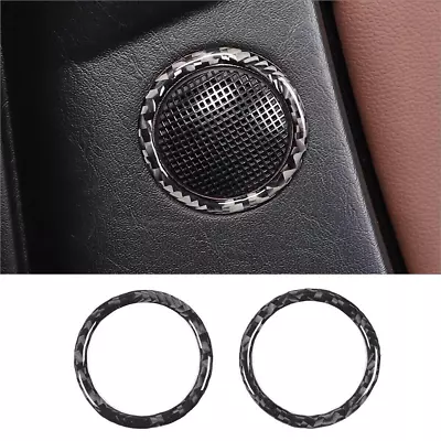 2Pcs Carbon Fiber Rear Door Speaker Cover Trim For Mercedes-Benz G-Class W463 • $9.77