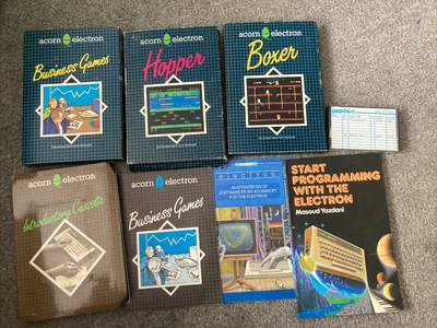 £5 • Buy Acorn Electron Boxer Hopper Business Games Plus 