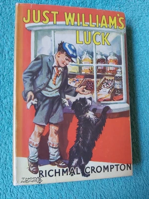 £60 • Buy Richmal Crompton, Just William's Luck, 1948 1st Edition, HB, Very Good Book + DJ