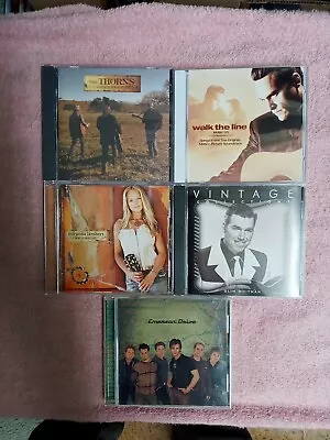 5 Country Cd Bundle (The Thornes Walk The Line Miranda Lambert Slim Whitman • $10