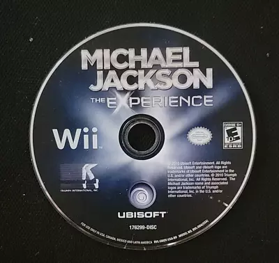 Michael Jackson The Experience - Nintendo Wii Game - Disc Only Untested • $4.95