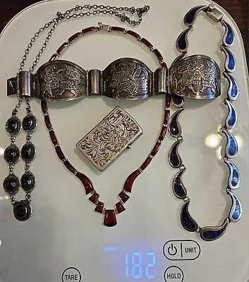 181G VTG Mexican Sterling Jeweley Lot 5pc • $99