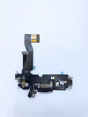 Charging Port Dock Connector Flex Cable mic For  Black IPhone 12 • £6.99