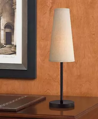 Modern Table Lamp Espresso Bronze Metal For Living Room Family Bedroom Bedside • $27.95