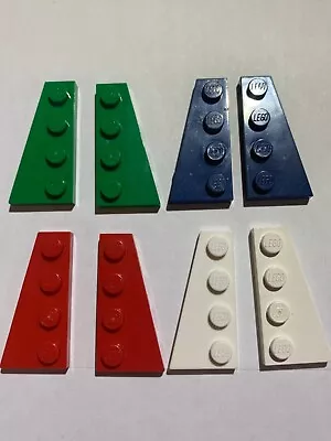 LEGO Parts (4pc) Wedge Plate 4 X 2 (2) Right (2) Left 41769 41770 Choose Color • $1.09