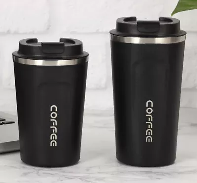 $17.49 • Buy 17oz/13oz Vacuum Steel Thermos Insulated Coffee Cup Travel Mug Spill Proof