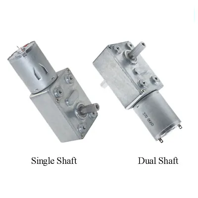 DC6V-24V 2-375rpm JGY370 Gear Motor All Metal Turbo Worm Gearbox Speed Reduction • $15.13