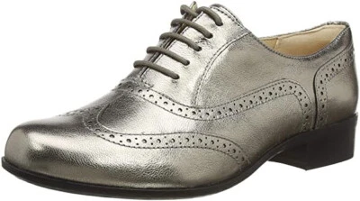 £36.95 • Buy Clarks BNIB Ladies Shoes HAMBLE OAK Silver Metallic Leather UK 6 / 39.5 Wide