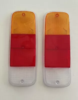 VW Volkswagen Bus Van Kombi Type 2 Left And Right Tail Light Lens Red Amber Euro • $36.35