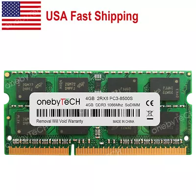 US 4GB PC3-8500 DDR3 1066 MHz 204P Memory For MacBook Pro 13  15  Mid-2010 A1278 • $17.99