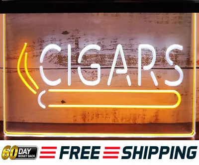 Cigars Cigarette Vape Smoke Shop LED Neon Light Sign Display Wall Art Lamp Décor • $139.99