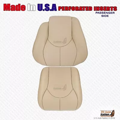 RIGHT Bottom/Top Perforated Leather Cover Tan For 1996 1997 Mercedes Benz SL320 • $336.77