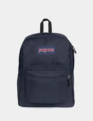 £29.95 • Buy JANSPORT Superbreak Backpack/Schoolbag Navy 26L EK0A5BAGN54