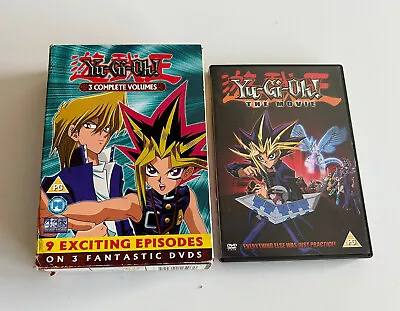 Yu Gi Oh The Movie And 3 Disc Volumes 4-6 Box Set DVD Vintage 1996 & Top Trumps • £9.99