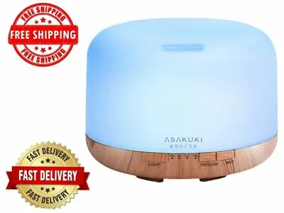 $52.99 • Buy ASAKUKI 500ml Premium, Essential Oil Diffuser, 5 In 1 Ultrasonic Aromatherapy