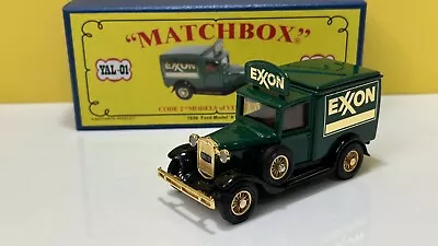 Matchbox Code 2  1930 Ford Model A Van 'exxon' Green Mib • £17.95