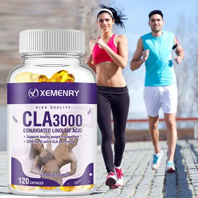 CLA 3000 - Non-Stimulating Safflower Oil - Weight Loss Support Lean Muscle • £13.01