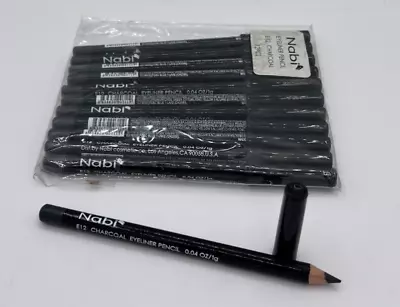 Nabi Eyeliner Pencil E12 Charcoal Pencil 0.04 Oz 12 Pack • $13.99